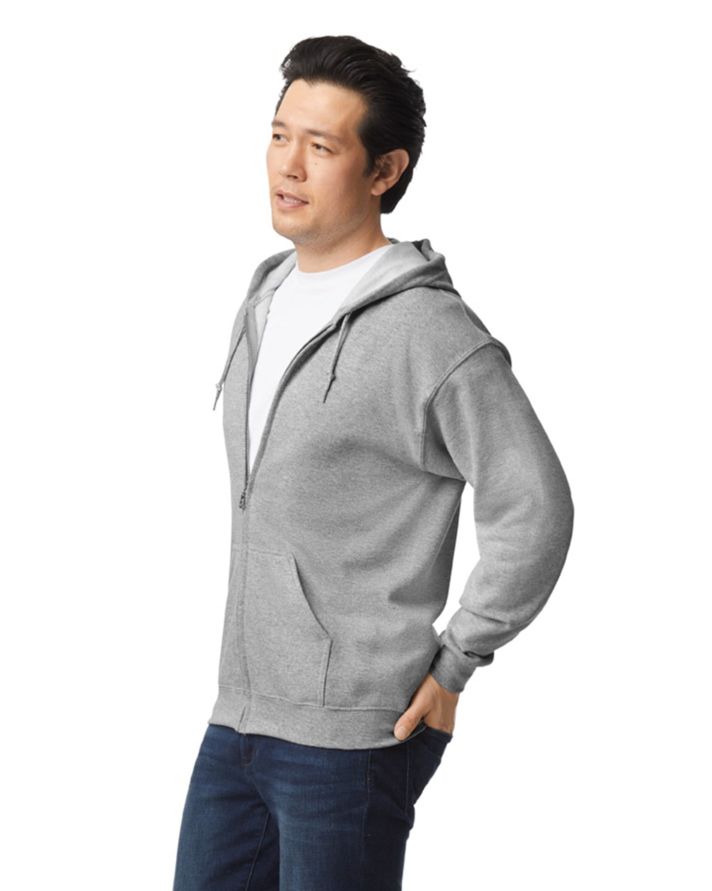 Custom Adult Unisex Heavy Blend 50/50 Full-Zip Hoodie Promotional Products Business Marketing Custom Apparel