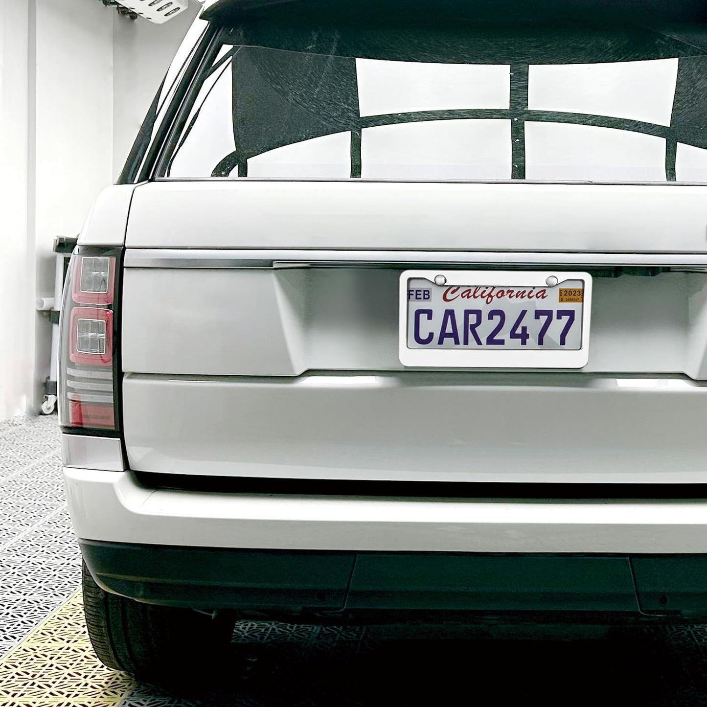 Silver Custom Car License Plate Frame, Silver Aluminum Truck Car Van Decor Vehicle Accessories Auto Parts, Promotional Products