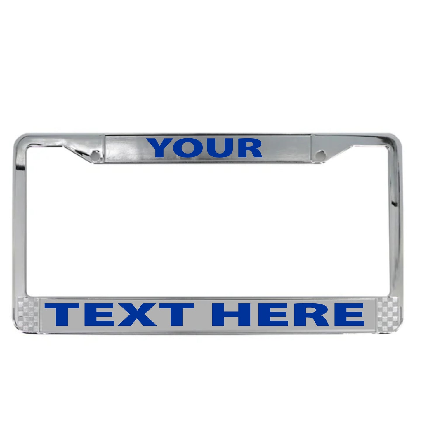 Custom Car License Plate Frame, Chrome Metal Frame, Truck Car Van Decor Vehicle Accessories Auto Parts, Promotional Products, Business Marketing