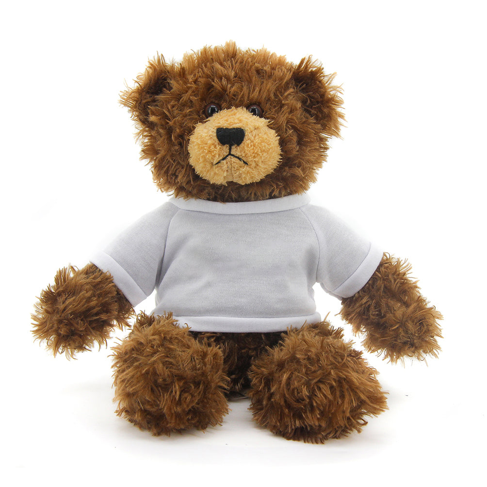 Custom Stuffed Bear with Tee, Your Image, Design, Logo, Text, Promotional Products, Gift Ideas, Personalized Gifts, Custom Stuffed Animals