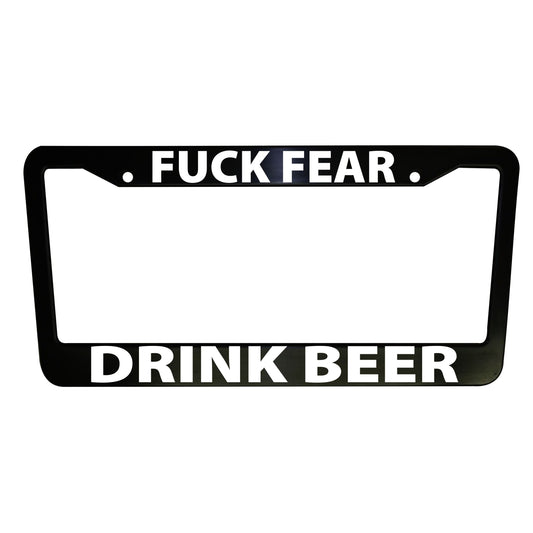 Drink Beer Funny License Plate Frame, Plastic, Aluminum for Cars and Trucks,  Car Accessories, Funny Gifts, Car Decor, Accessories