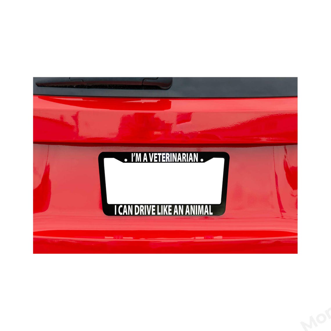 Funny Vet License Plate Frame for Cars & Trucks, Plastic or Aluminum Truck Car Van Decor Car Accessories Vehicle Gifts Holder Auto Parts