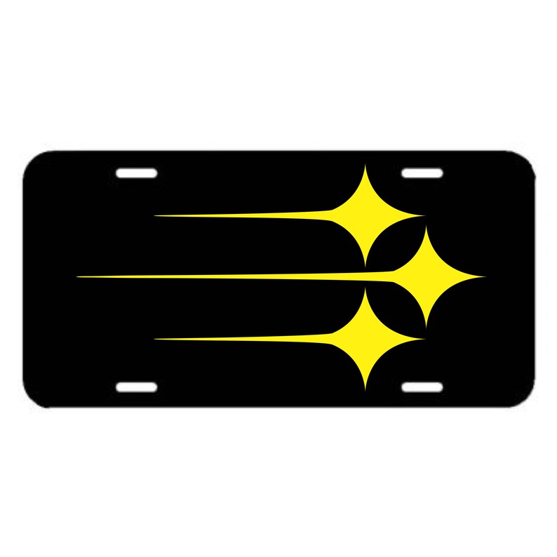 Pittsburgh Steelers Aluminum License Plate Car Accessories Vehicle Decor Auto Parts