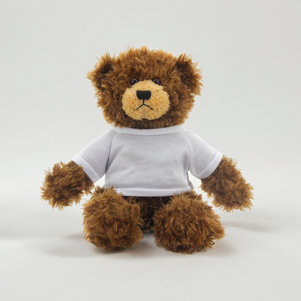 Custom Stuffed Bear with Tee, Your Image, Design, Logo, Text, Promotional Products, Gift Ideas, Personalized Gifts, Custom Stuffed Animals