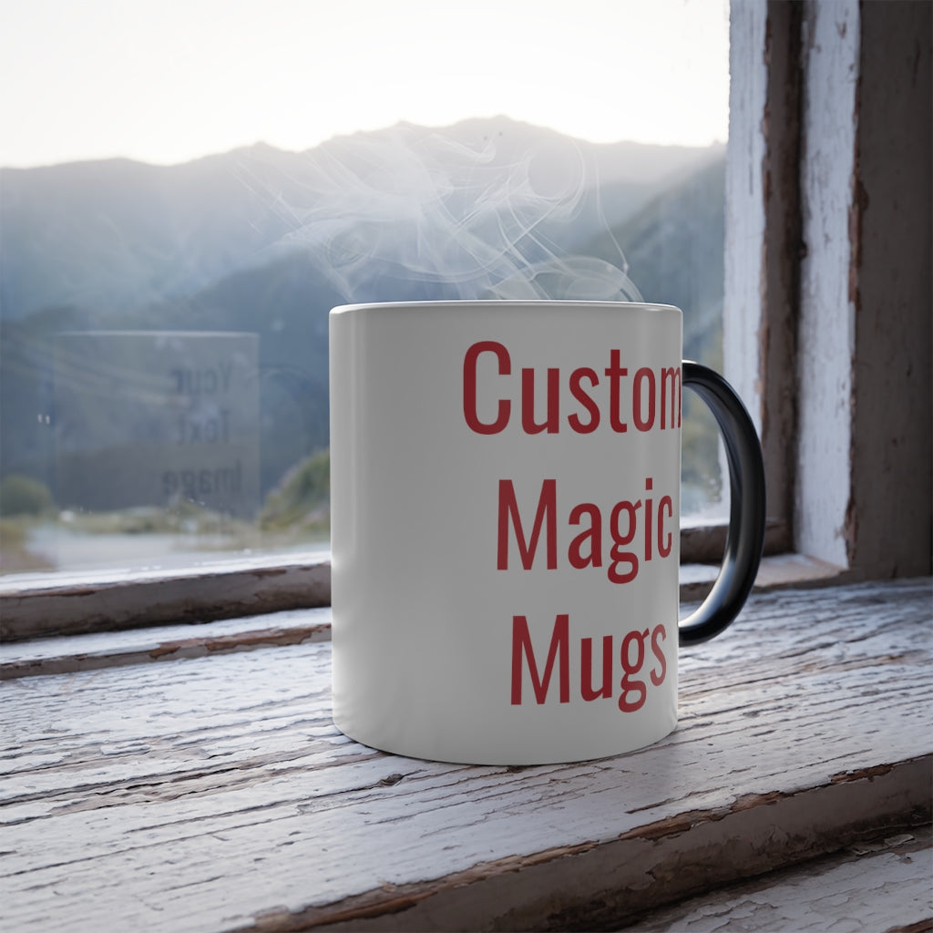 Custom Magic Mugs Color Morphing Mug 11oz Coffee Cups Promotional Products Gifts