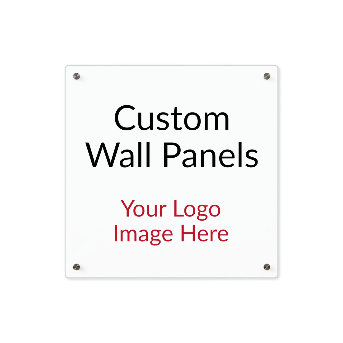 Custom Acrylic Wall Art Panels Your Design Logo Image Promotional Items Business Signage