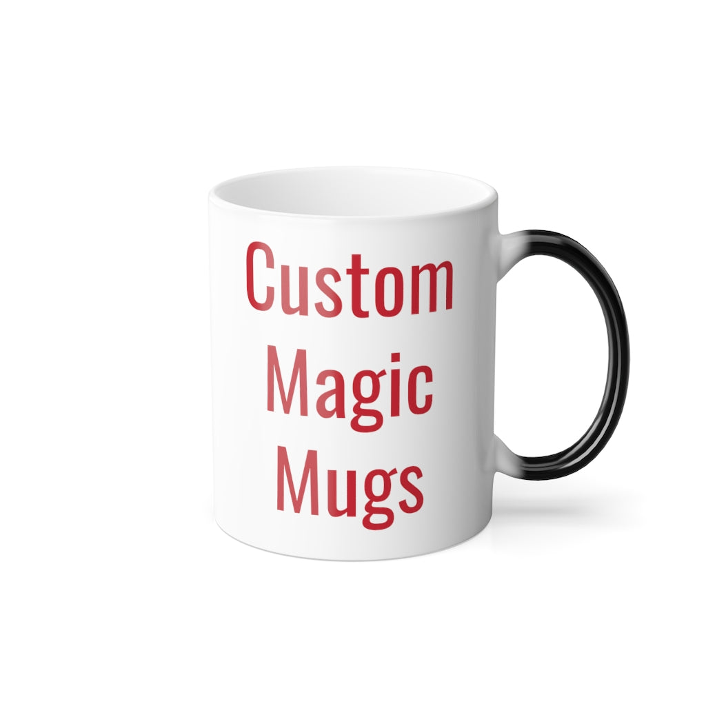 Custom Magic Mugs Color Morphing Mug 11oz Coffee Cups Promotional Products Gifts