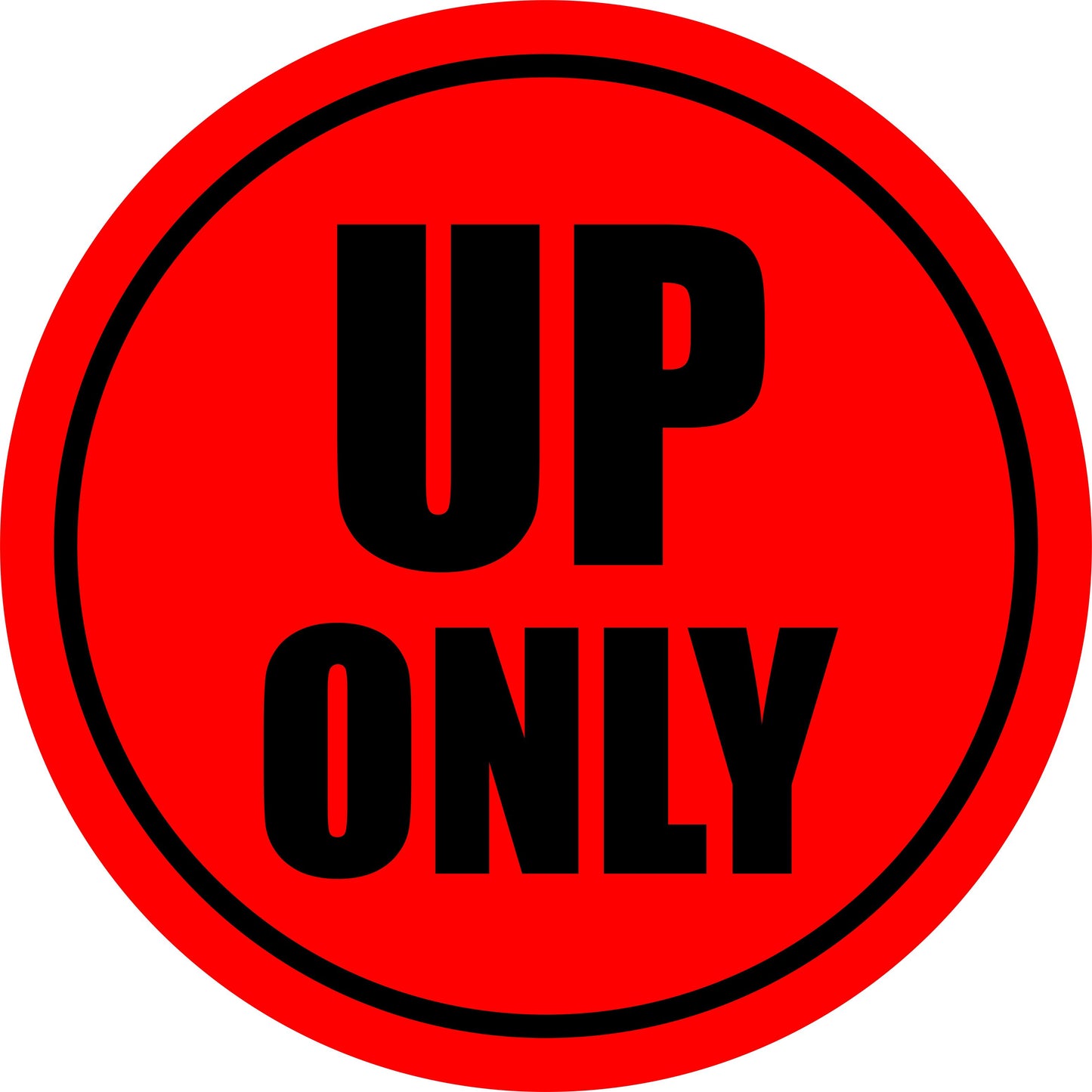Commercial Floor Vinyl Decal Up Only Sticker Business Industrial Signage