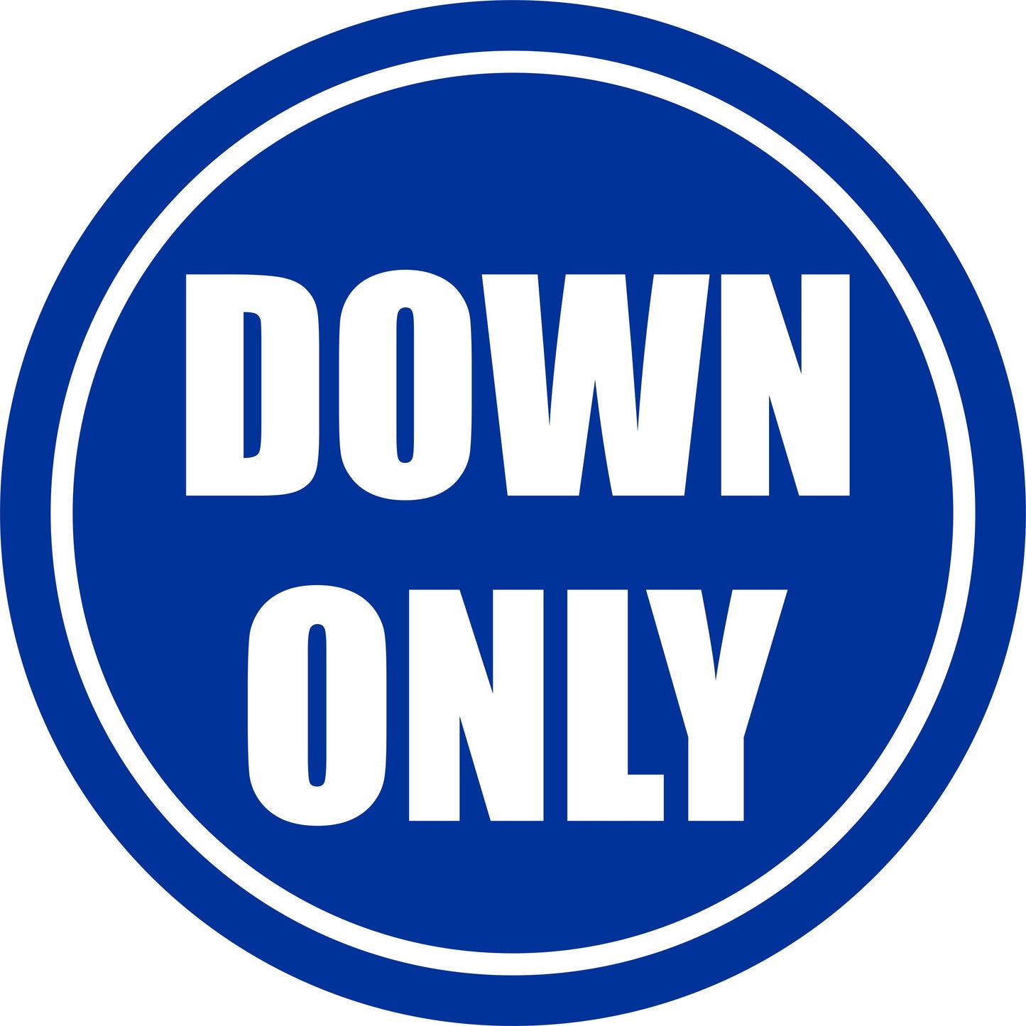 Commercial Floor Vinyl Decal Down Only Sticker Business Industrial Signage
