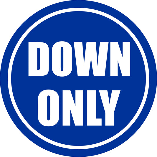 Commercial Floor Vinyl Decal Down Only Sticker Business Industrial Signage