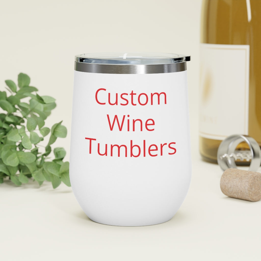 Custom 12oz Insulated Wine Tumbler Personalized Gifts Promotional