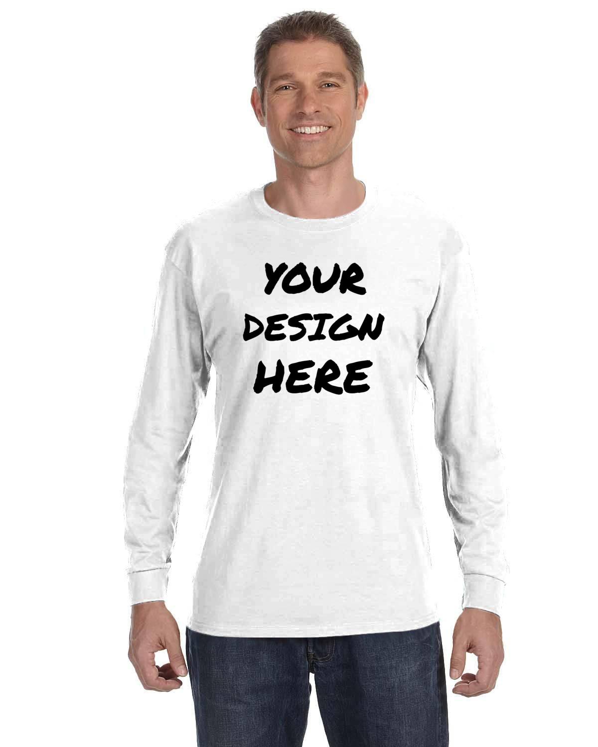 Custom Adult Unisex Long-Sleeve T-Shirt Heavy Cotton