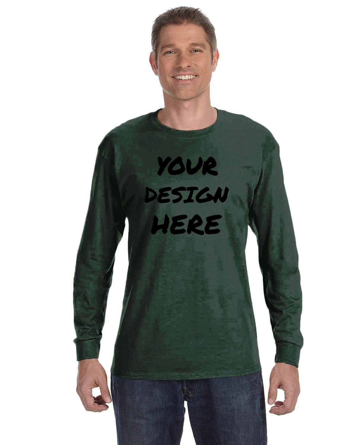 Custom Adult Unisex Long-Sleeve T-Shirt Heavy Cotton