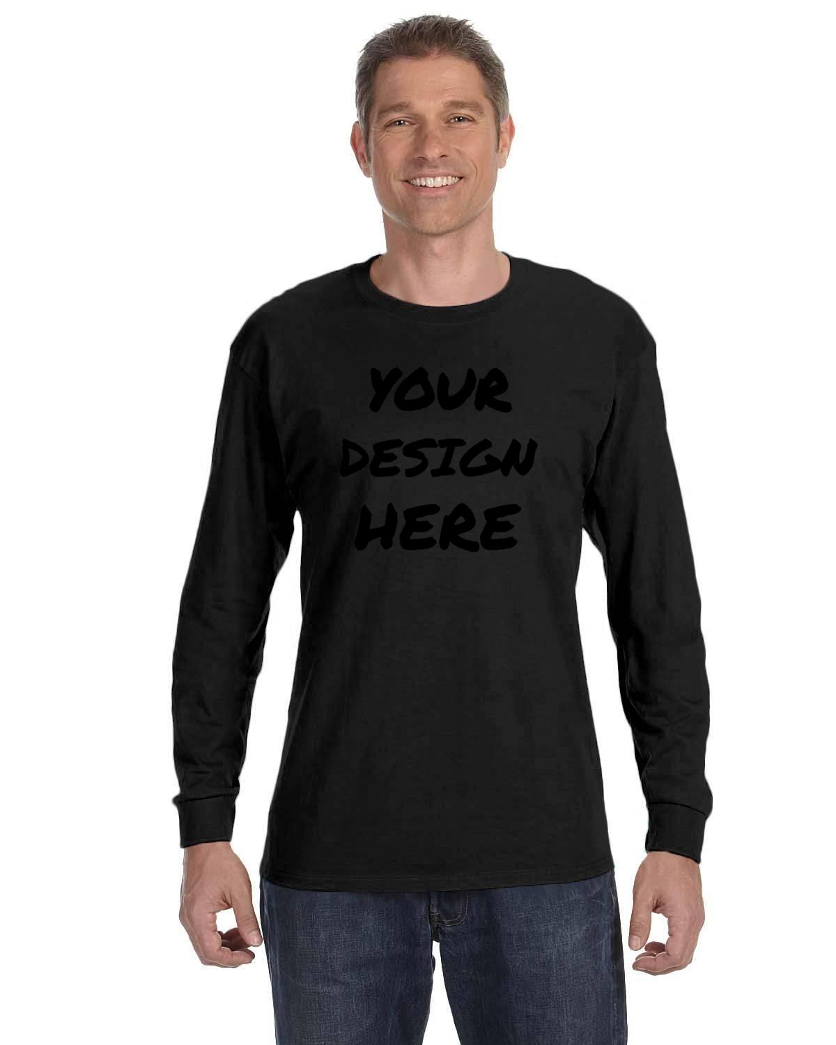 Custom Adult Unisex Long-Sleeve T-Shirt Heavy Cotton