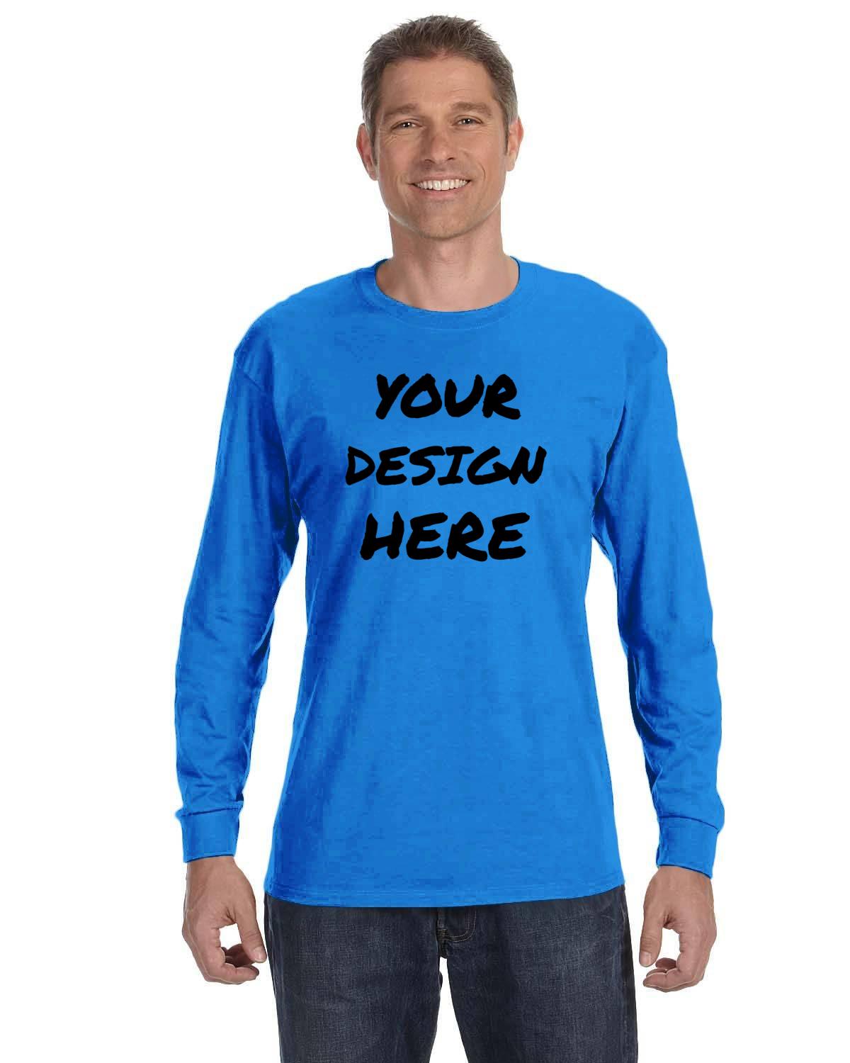 Custom Adult Unisex Long-Sleeve T-Shirt Heavy Cotton