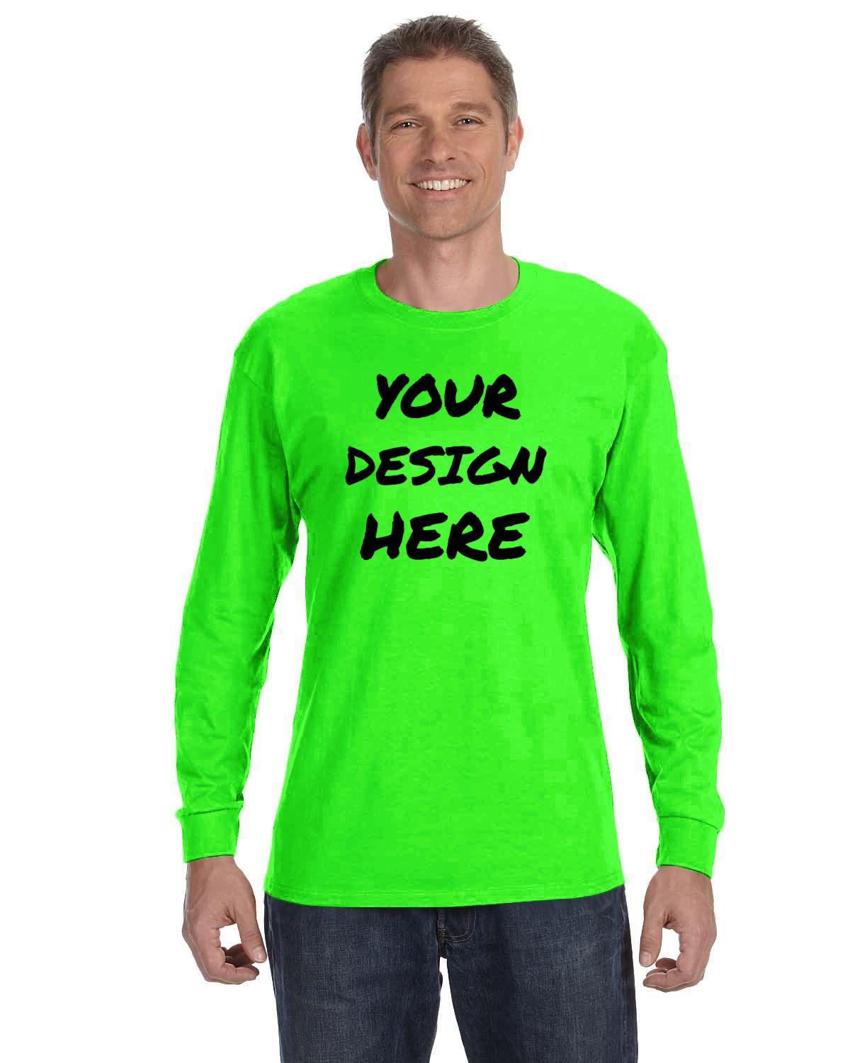 Custom Adult Unisex Long-Sleeve T-Shirt Heavy Cotton