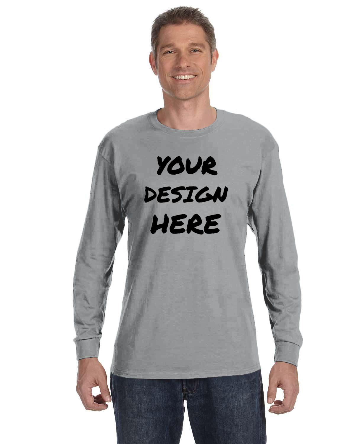 Custom Adult Unisex Long-Sleeve T-Shirt Heavy Cotton