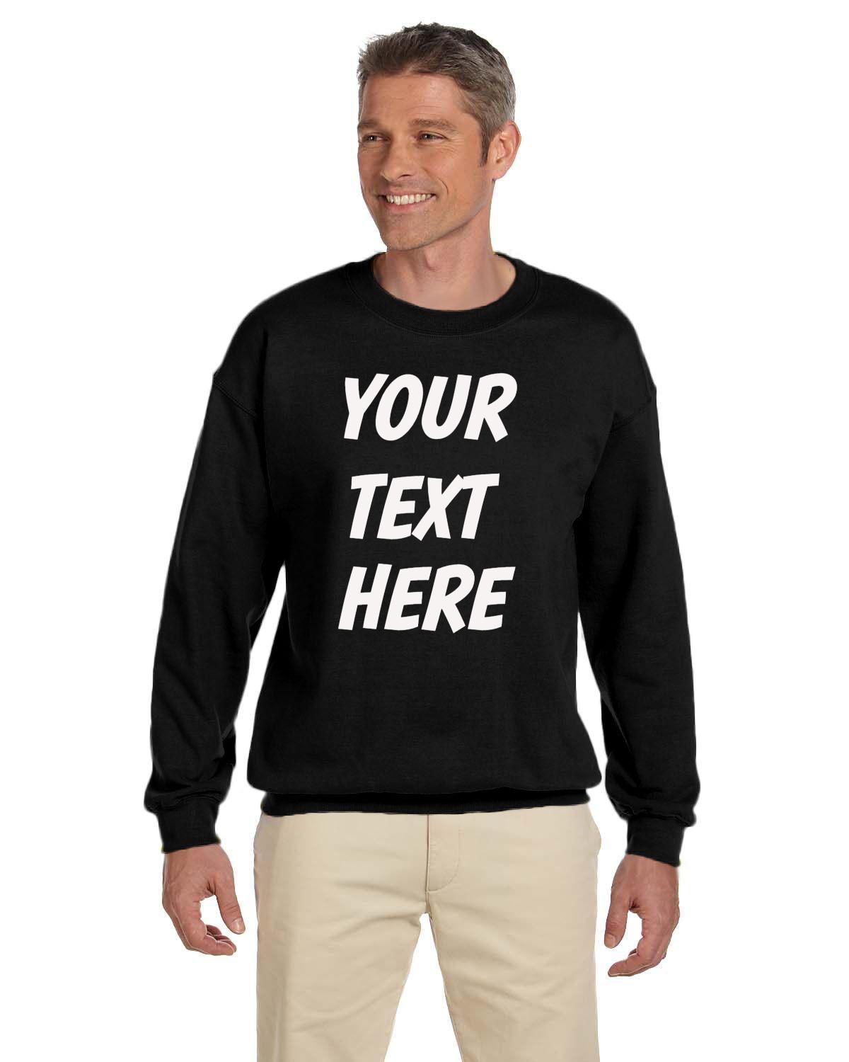 Custom Adult Sweatshirt Personalized Long-Sleeve