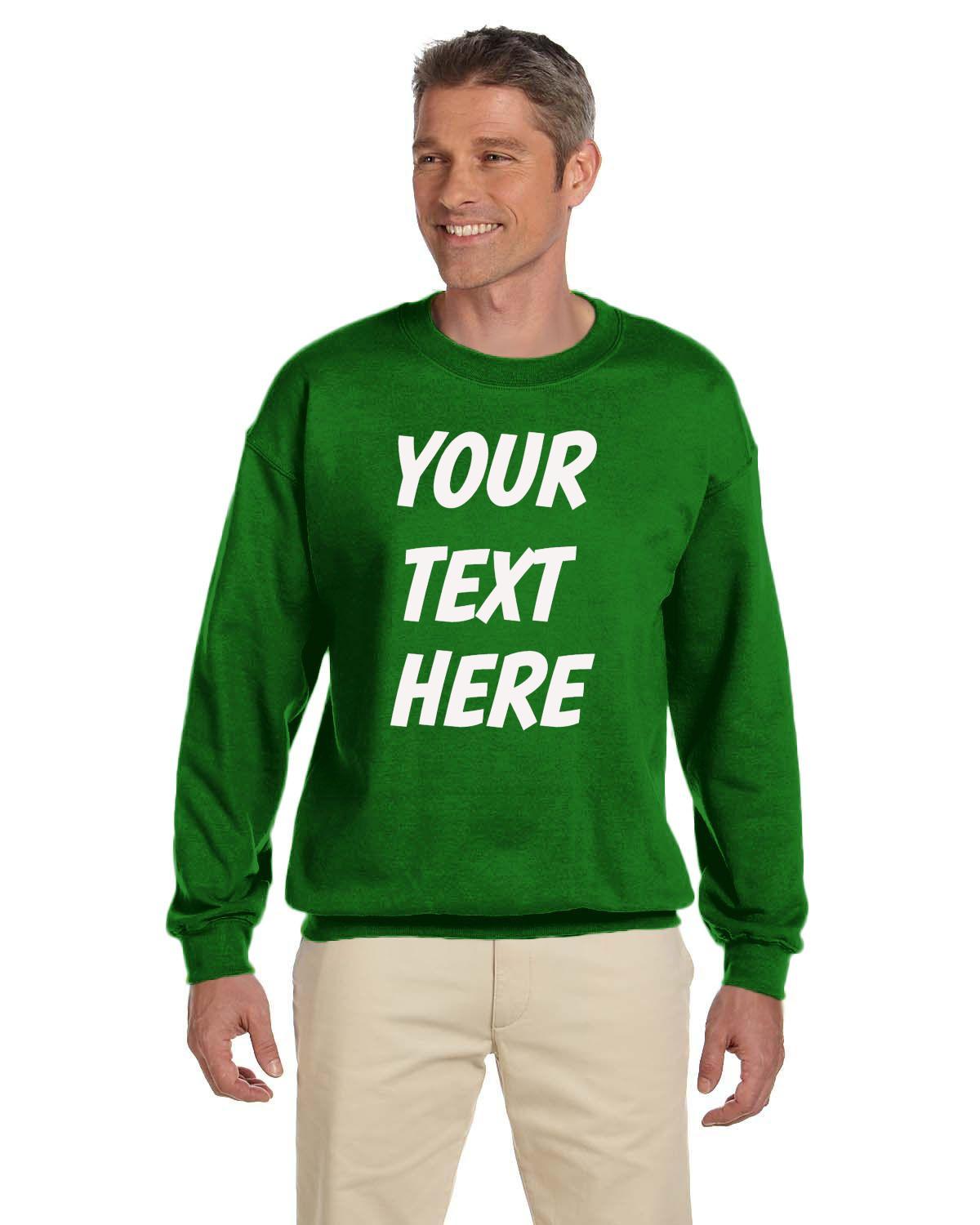 Custom Adult Sweatshirt Personalized Long-Sleeve