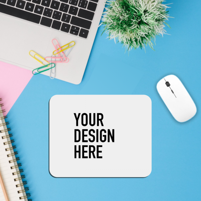 Custom Mouse Pad Polyester Fabric + Rubber Base - Promotional Products