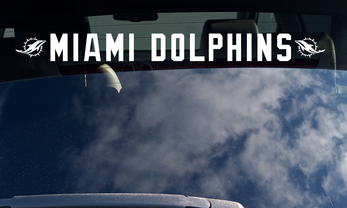 Miami Dolphins Window Decal Sticker