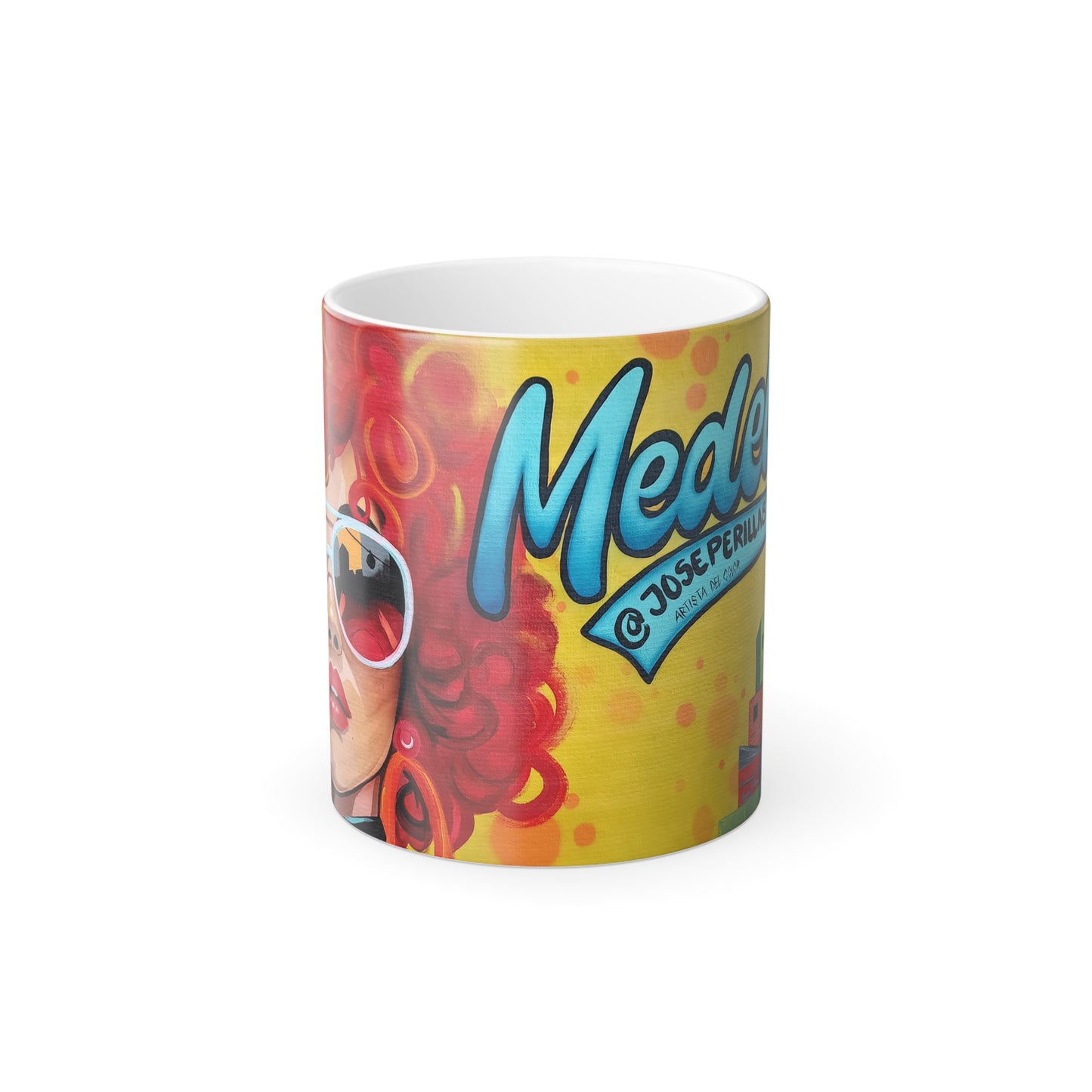 Medellin Color Morphing Magic Mug 11oz Coffee Graffiti Mug