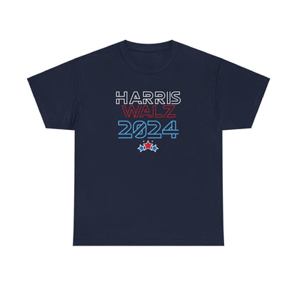 Harris Walz 2024 Election Kamala Harris Tim Walz 2024 T-Shirt Unisex Heavy Cotton Tee