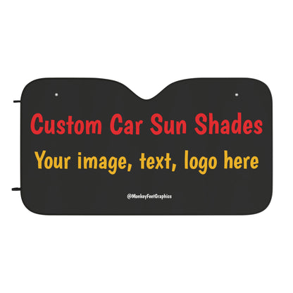 Custom Car Sun Shades Personalized Car Accessories Van Truck Auto Parts Decor New Car Gifts Promotional Marketing Products