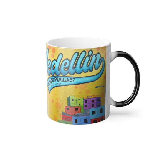 Medellin Color Morphing Magic Mug 11oz Coffee Graffiti Mug