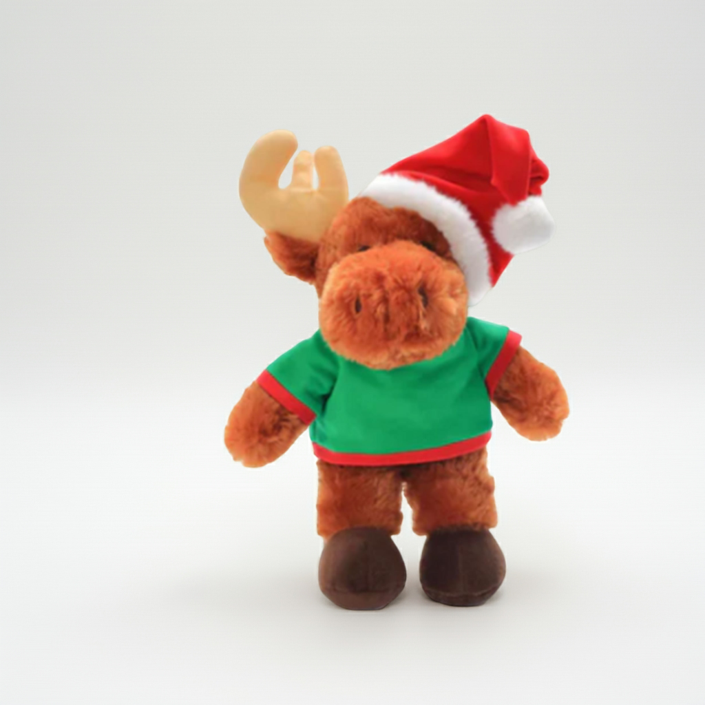 3pcs Personalized Stuffed Moose 12" Custom Stuffed Animals, Your Image, Design, Logo, Text, Promotional Products, Gift Ideas, Personalized Gifts