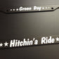 Green Day Hitchin’a Ride Black Plastic or Aluminum License Plate Frame Truck Car Van Décor Car Accessories New Car Gifts Metallic Frame