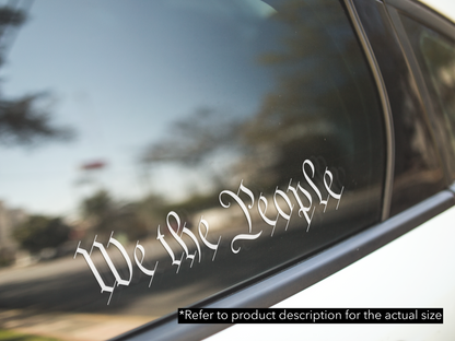 We The People Vinyl Car Truck Decal Window Vinyl Sticker Vehicle Accessories Car Decor