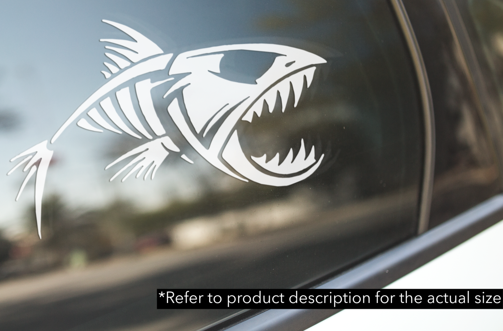 Bonefish Skeleton Vinyl Car Truck Decal Fishing Window Vinyl Sticker V ...