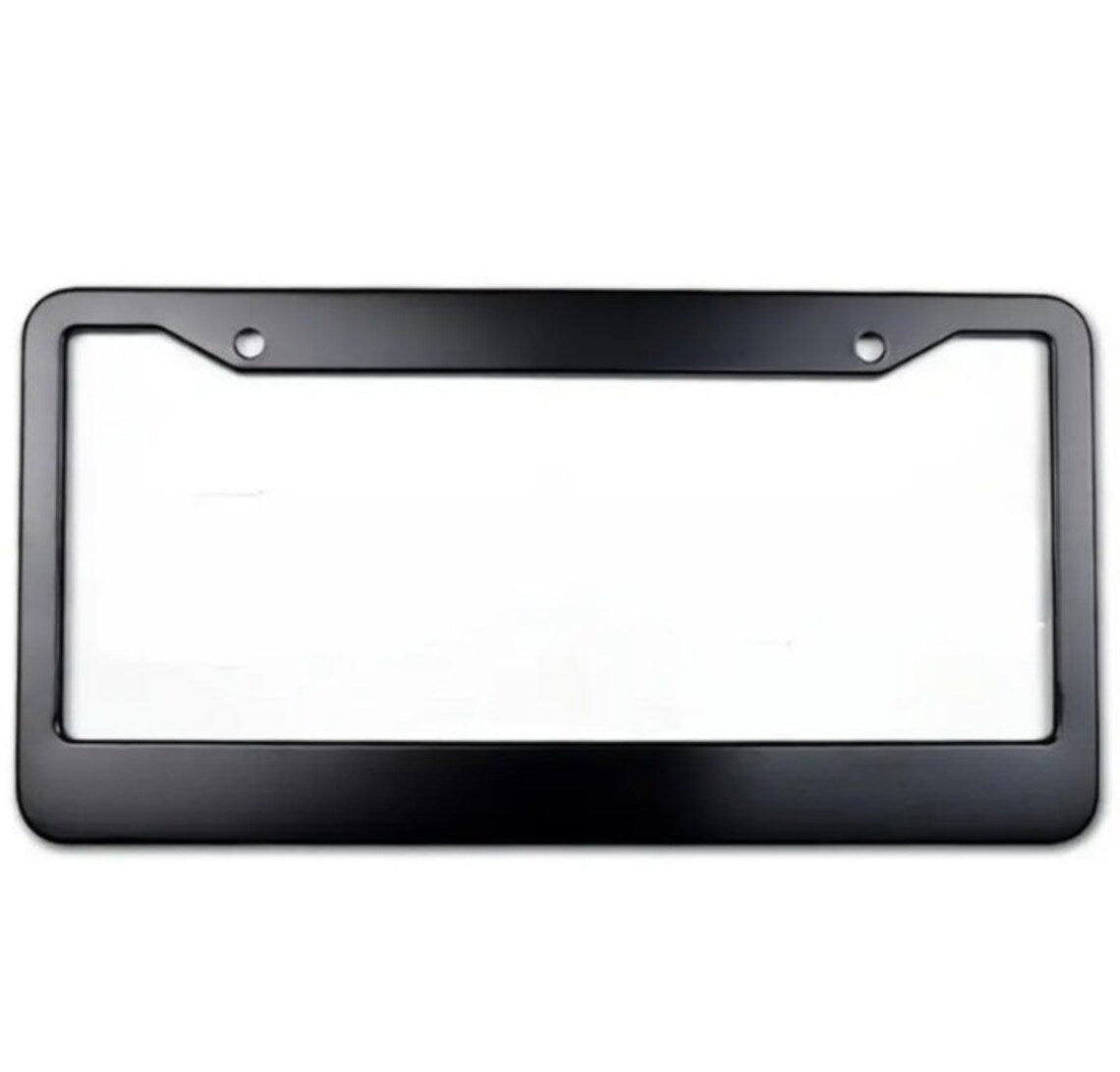 Yield to The Princess Black Plastic or Aluminum License Plate Frame Truck Car Van Décor Car Accessories Car Gifts Holder Funny Auto Parts