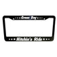 Green Day Hitchin’a Ride Black Plastic or Aluminum License Plate Frame Truck Car Van Décor Car Accessories New Car Gifts Metallic Frame