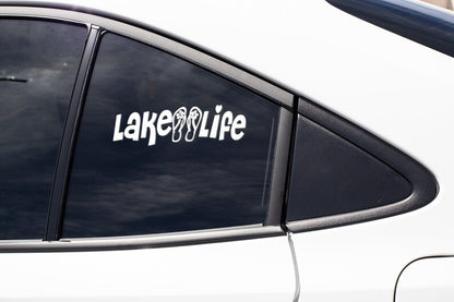 Lake Life Vinyl Decal Auto Truck Window Vinyl Sticker Vehicle Accessories Car Décor Outdoor Weather Proof