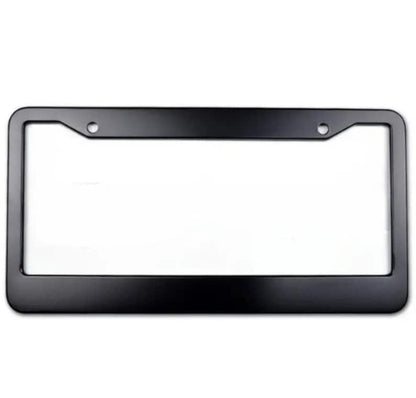 Sorry for Driving So Close Funny Car License Plate Frame Black Plastic or Aluminum Truck Vehicle Van Décor Car Accessories Memeframe Auto Parts