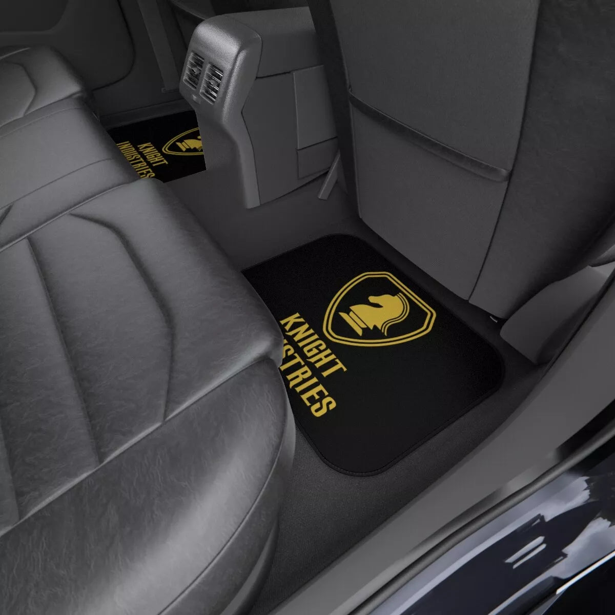 Knight Industries Car Floor Mats, KITT, Knight Rider Themed Car Floor Mats, Car Accessories Auto Parts, Car Floor Rugs