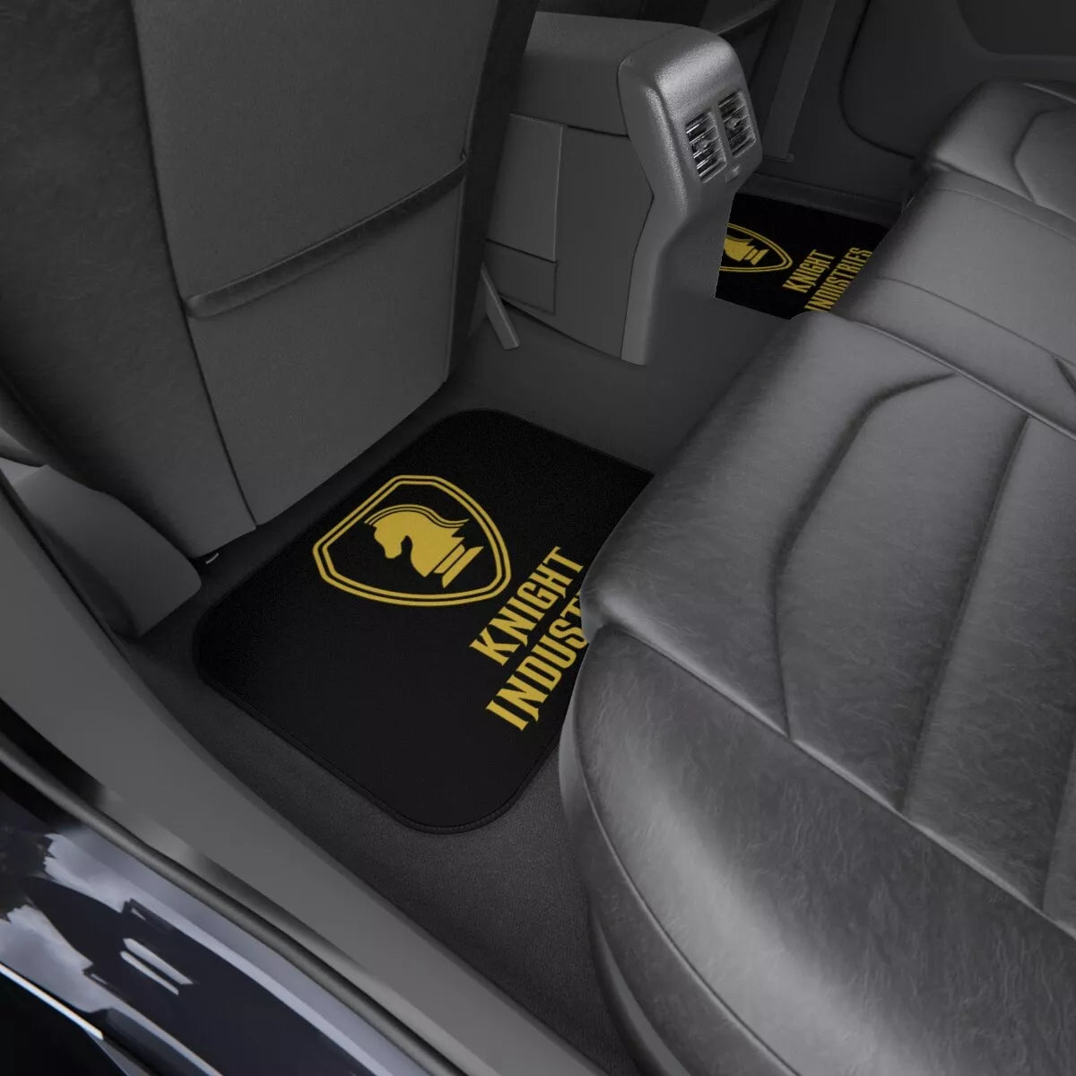 Knight Industries Car Floor Mats, KITT, Knight Rider Themed Car Floor Mats, Car Accessories Auto Parts, Car Floor Rugs