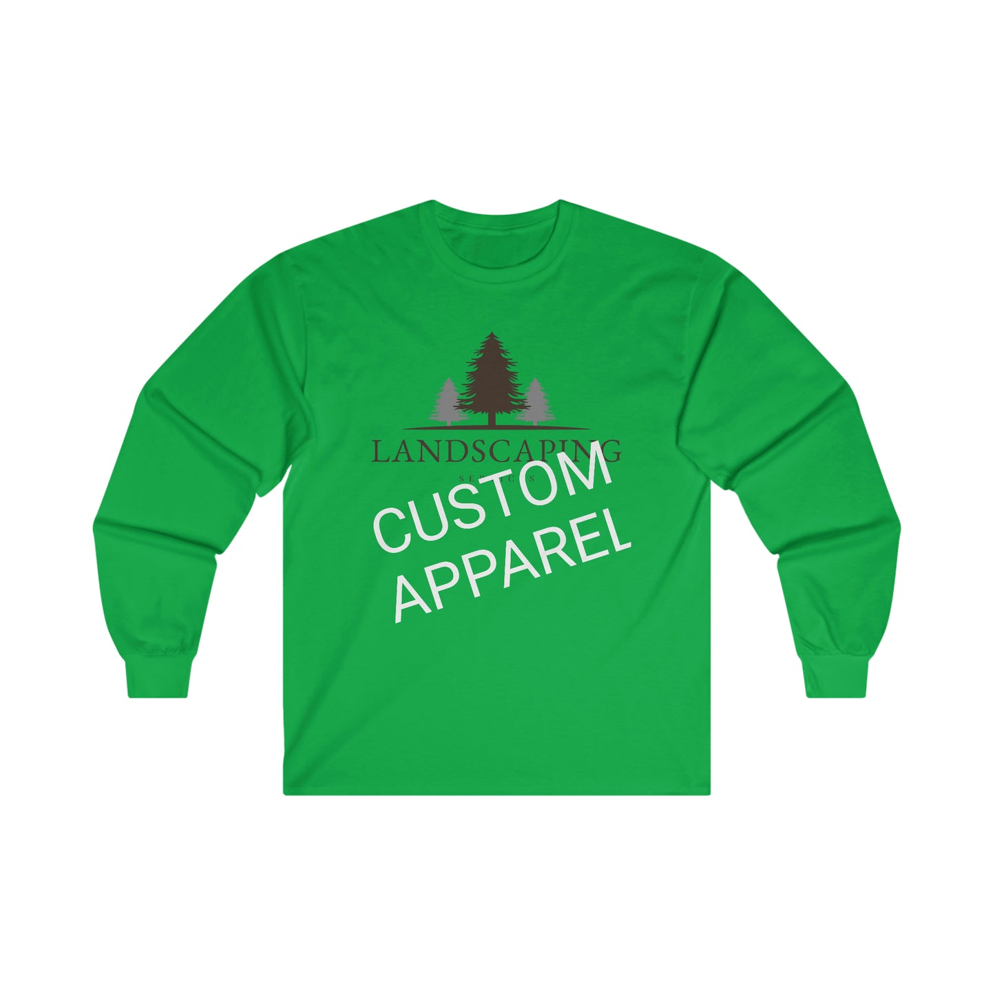 Custom Landscaping Ultra Cotton Long Sleeve Tee Personalized Apparel Promotional Products
