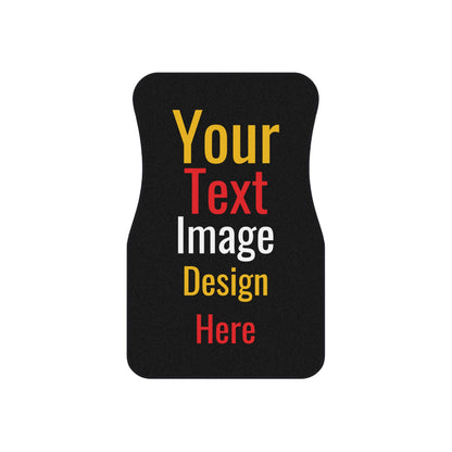 SET of 2 Custom Front Car Mats Personalized Vehicle Accessories Auto Decor New Car Gifts