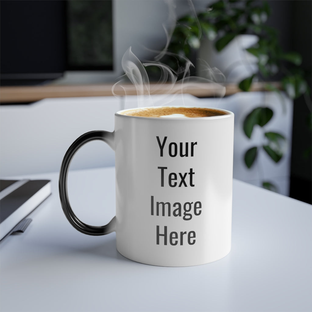 Custom Magic Mugs Color Morphing Mug 11oz Coffee Cups Promotional Products Gifts