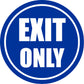 Commercial Floor Vinyl Decal Exit Only Sticker Business Industrial Signage