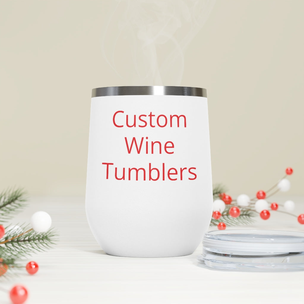 Custom 12oz Insulated Wine Tumbler Personalized Gifts Promotional Products