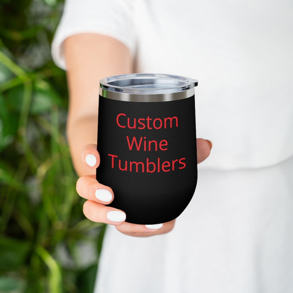 Personalized Wine Tumbler, Custom Wine Tumbler