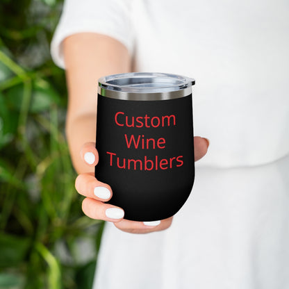 Custom 12oz Insulated Wine Tumbler Personalized Gifts Promotional Products