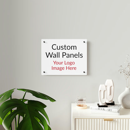 Custom Acrylic Wall Art Panels Your Design Logo Image Promotional Items Business Signage