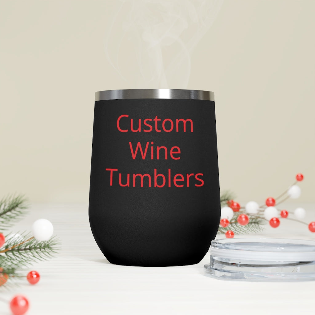 Custom 12oz Insulated Wine Tumbler Personalized Gifts Promotional Products