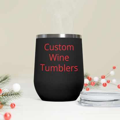 Custom 12oz Insulated Wine Tumbler Personalized Gifts Promotional Products