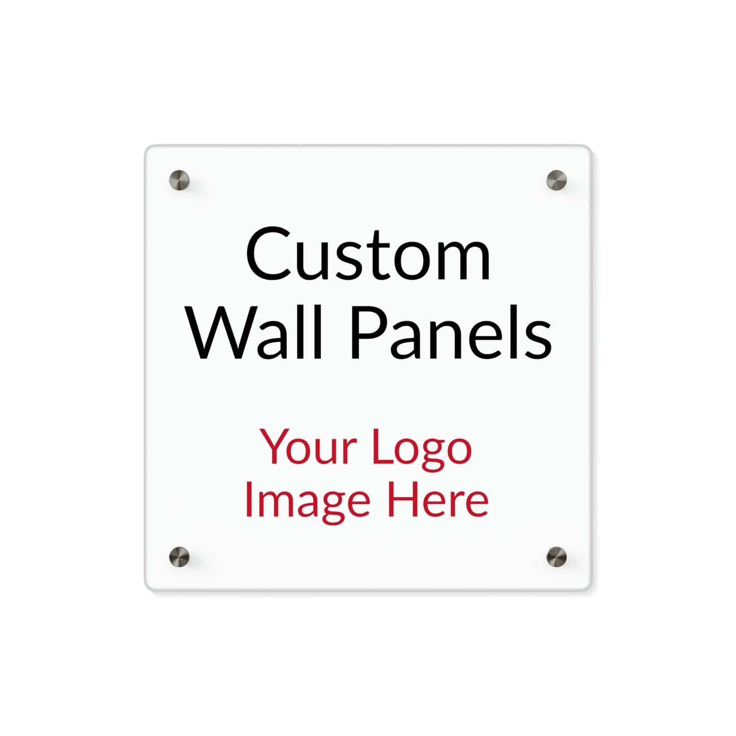 Custom Acrylic Wall Art Panels Your Design Logo Image Promotional Items Business Signage